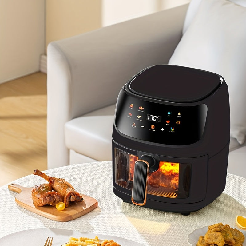 Colorful Air Fryer Large Capacity Colorful Touch Screen Air Fryer | 6L 4L 4.5L 10L, Multi-Functional, Adjustable Time And Temperature, Convenient for Healthy Home Cooking, Space-Saving Design, Easy to Clean, And Energy Efficient