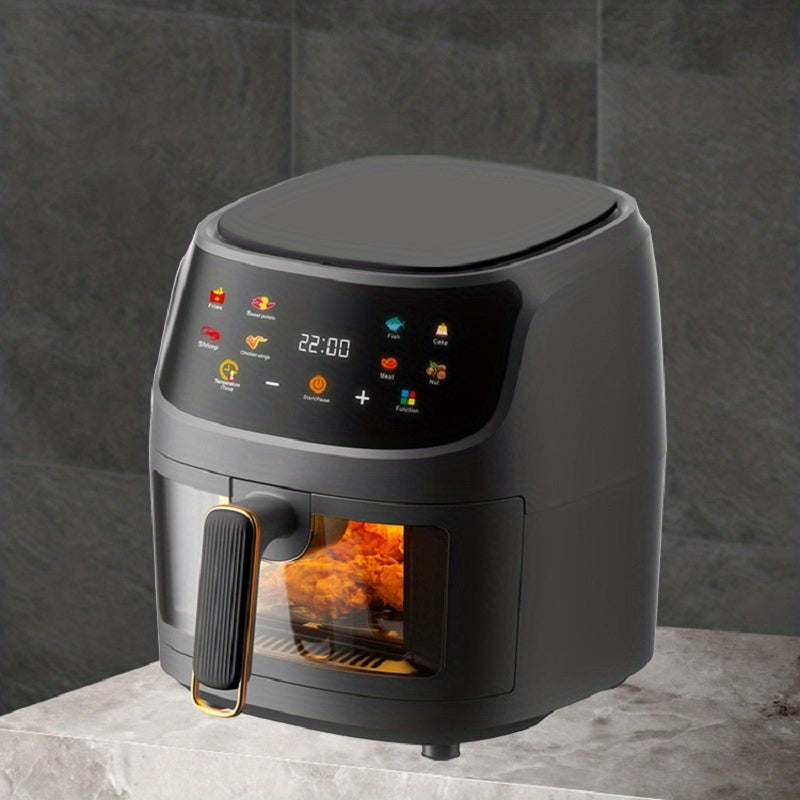 Colorful Air Fryer Large Capacity Colorful Touch Screen Air Fryer | 6L 4L 4.5L 10L, Multi-Functional, Adjustable Time And Temperature, Convenient for Healthy Home Cooking, Space-Saving Design, Easy to Clean, And Energy Efficient