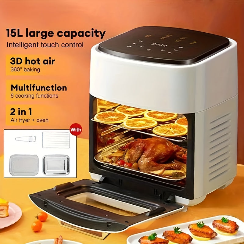 Colorful Air Fryer Large Capacity Colorful Touch Screen Air Fryer | 6L 4L 4.5L 10L, Multi-Functional, Adjustable Time And Temperature, Convenient for Healthy Home Cooking, Space-Saving Design, Easy to Clean, And Energy Efficient