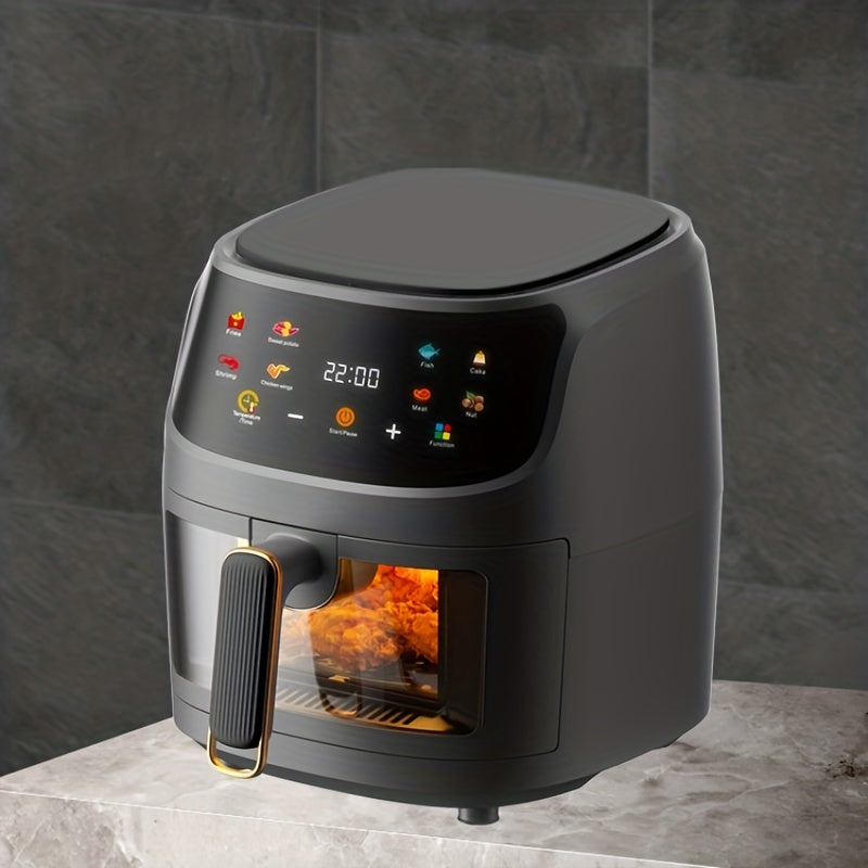 Colorful Air Fryer Large Capacity Colorful Touch Screen Air Fryer | 6L 4L 4.5L 10L, Multi-Functional, Adjustable Time And Temperature, Convenient for Healthy Home Cooking, Space-Saving Design, Easy to Clean, And Energy Efficient