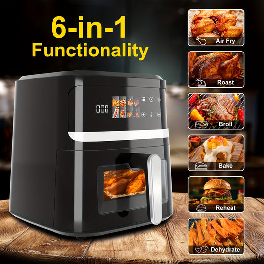 8.5 Quart Air Fryer, Electric Oven With Smart Cooking Programs, Large Capacity Multifunctional Electric Fryer, Household Electronic Touch Control Multifunctional Air Fryers, Kitchen Appliance