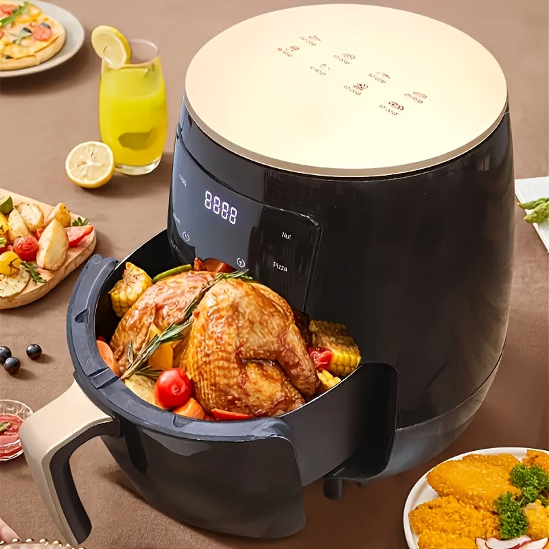 Colorful Air Fryer Large Capacity Colorful Touch Screen Air Fryer | 6L 4L 4.5L 10L, Multi-Functional, Adjustable Time And Temperature, Convenient for Healthy Home Cooking, Space-Saving Design, Easy to Clean, And Energy Efficient